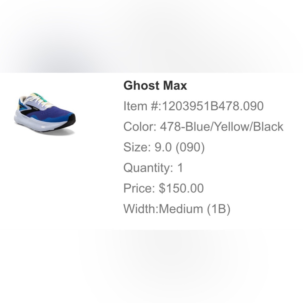 brooks ghost max